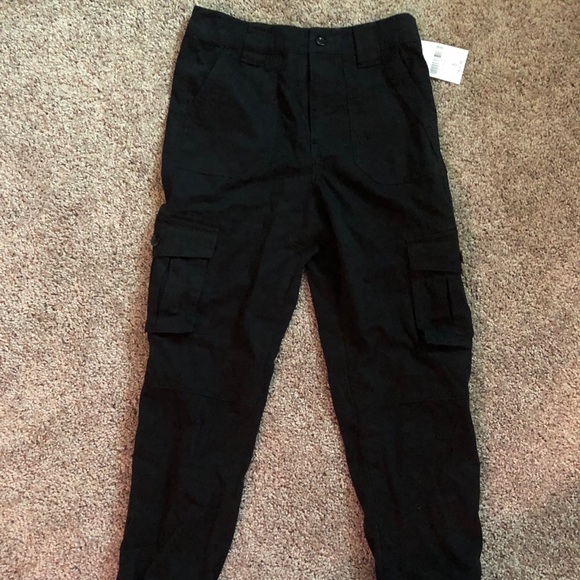 forever 21 black cargo pants